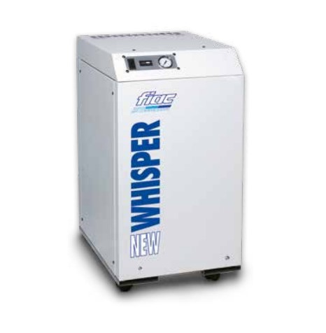 Fiac New Whisper AB 360 : Compressore insonorizzato 57 dBA da 10 bar, serbatoio da 24 litri e portata di 250 Litri al minuto