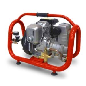 Fiac PAC S15 : Motocompressore con motore a benzina Honda da 10 bar, serbatoio da 2.5 litri e portata di 275 litri al minuto.